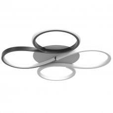 Світильник LED DESHAN 84Вт, WH/BK, 2700-6500К,300-4536Лм, пульт ДУ, 590x590x55мм, NEW ARTIER